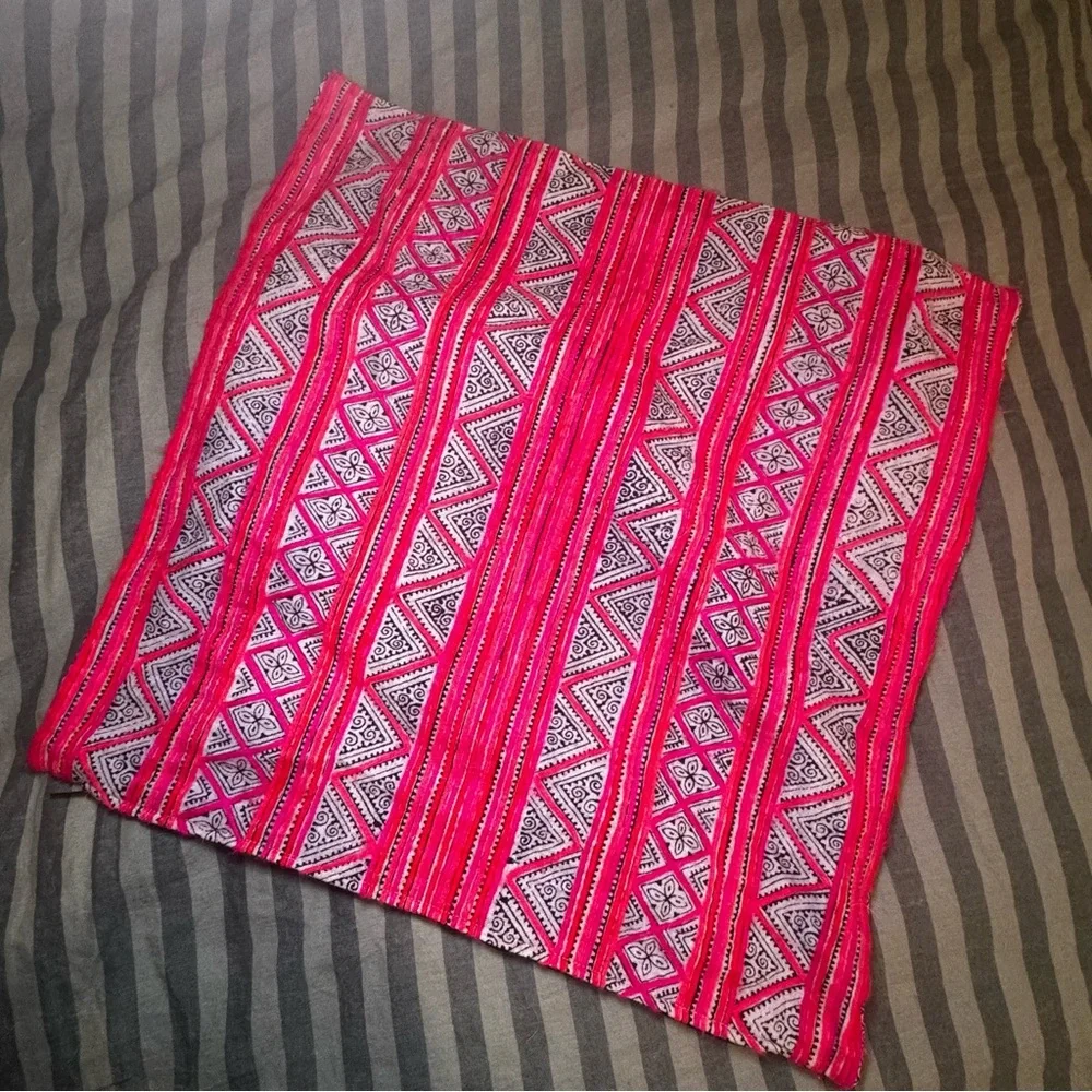 THAILAND Pillow Case Boho Vintage Fabrics - Picture 6 of 7